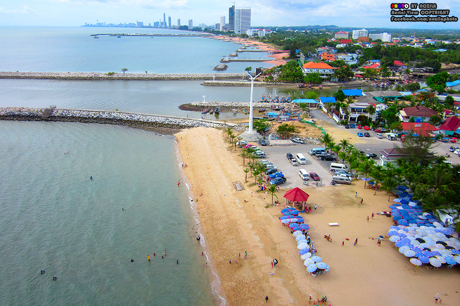 หาดบ้านอำเภอ หาดสวยชิลใกล้พัทยา